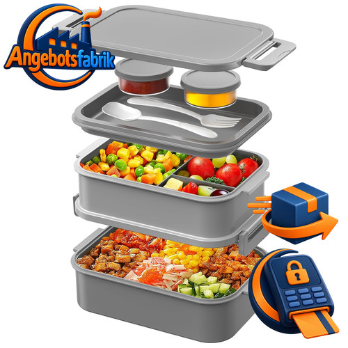 Lunchbox 2130ml auslaufsicher - 2130ml,
