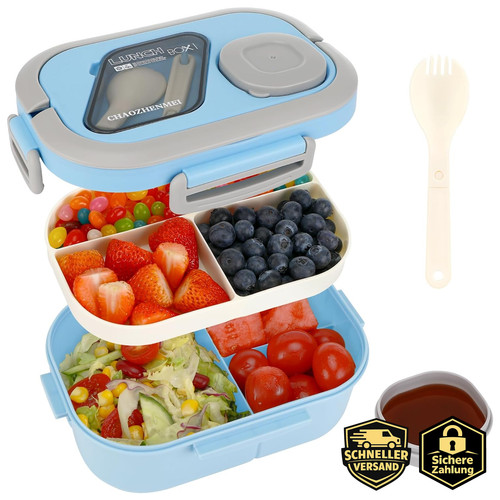 Lunchbox mit fächern - mit,