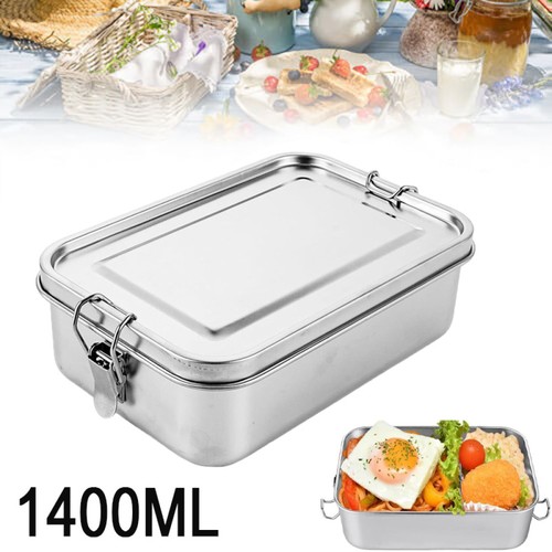 Edelstahl lunchbox brotdose - edelstahl,