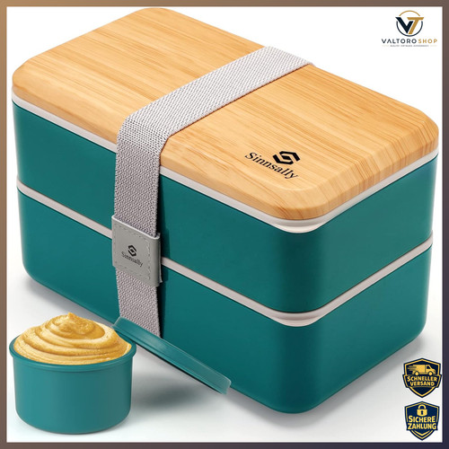 Bento box 1400ml mit fächern - bento,