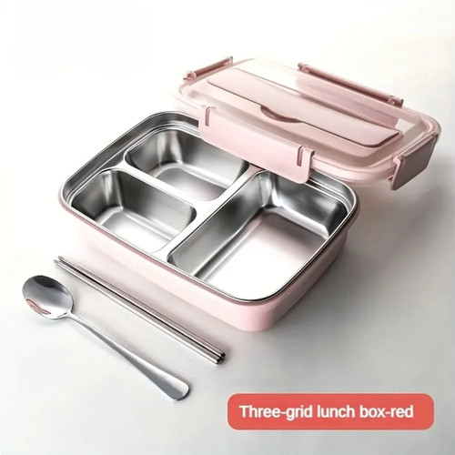 Lunchbox edelstahl isoliert - lunchbox,