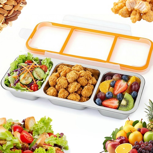 Metall bento lunchbox 600ml - -,