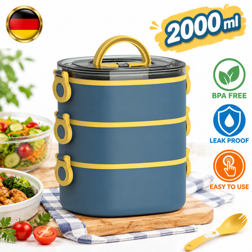 Bento box lunchbox - lunchbox, 2l