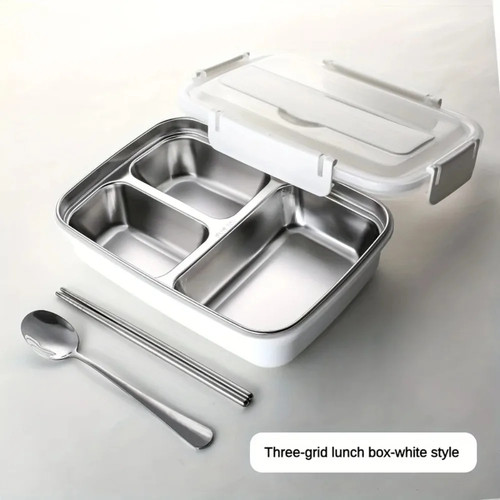 Lunchbox edelstahl isoliert - edelstahl,