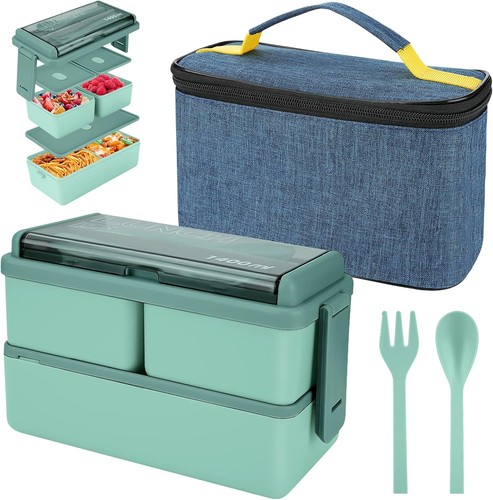 Lunchbox 1400ml fächer - 1400ml, 3