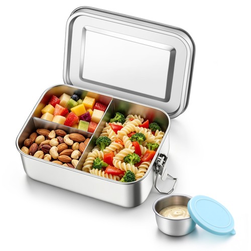 Brotdose edelstahl bento - edelstahl,
