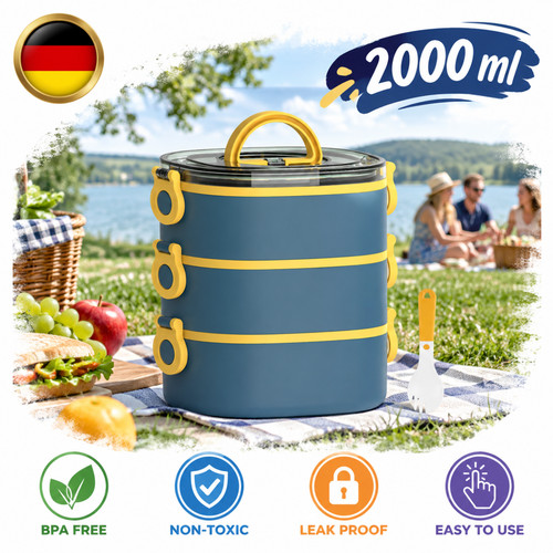 Bento box lunchbox - bento, 2l