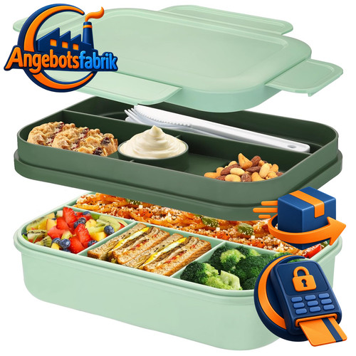 Lunchbox 2000ml auslaufsicher - 2000ml,