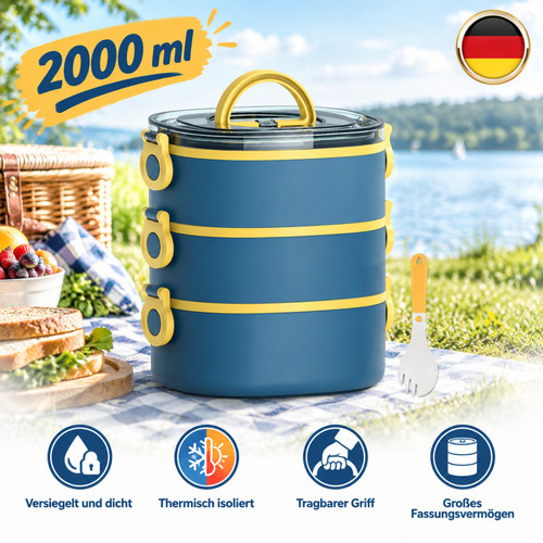 Bento box 2000ml lunchbox - bento,