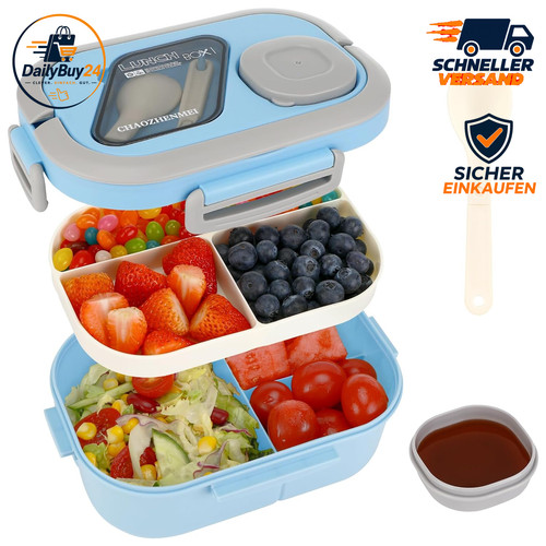 Lunchbox mit fächern - lunchbox,